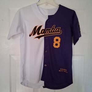 Kids' Two-Tone Baseball Jersey Size Medium Mamba